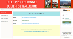 Desktop Screenshot of lballeure.ent-liberscol.fr
