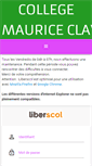 Mobile Screenshot of lclavel.ent-liberscol.fr