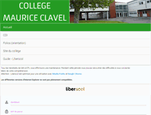 Tablet Screenshot of lclavel.ent-liberscol.fr