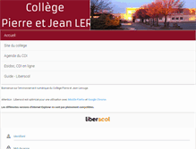 Tablet Screenshot of pierrejeanlerouge89.ent-liberscol.fr