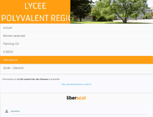 Tablet Screenshot of lparcdeschaumes89.ent-liberscol.fr