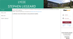 Desktop Screenshot of liegeard.ent-liberscol.fr