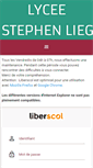 Mobile Screenshot of liegeard.ent-liberscol.fr