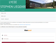Tablet Screenshot of liegeard.ent-liberscol.fr