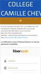 Mobile Screenshot of lchevalier.ent-liberscol.fr