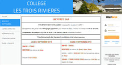 Desktop Screenshot of ltroisrivieres.ent-liberscol.fr