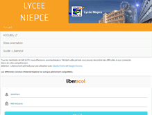 Tablet Screenshot of lniepce.ent-liberscol.fr
